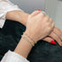 Yellow Gold Tennis With 2.18ctw Bezel Set Oval And Round Diamonds Bracelet - 2